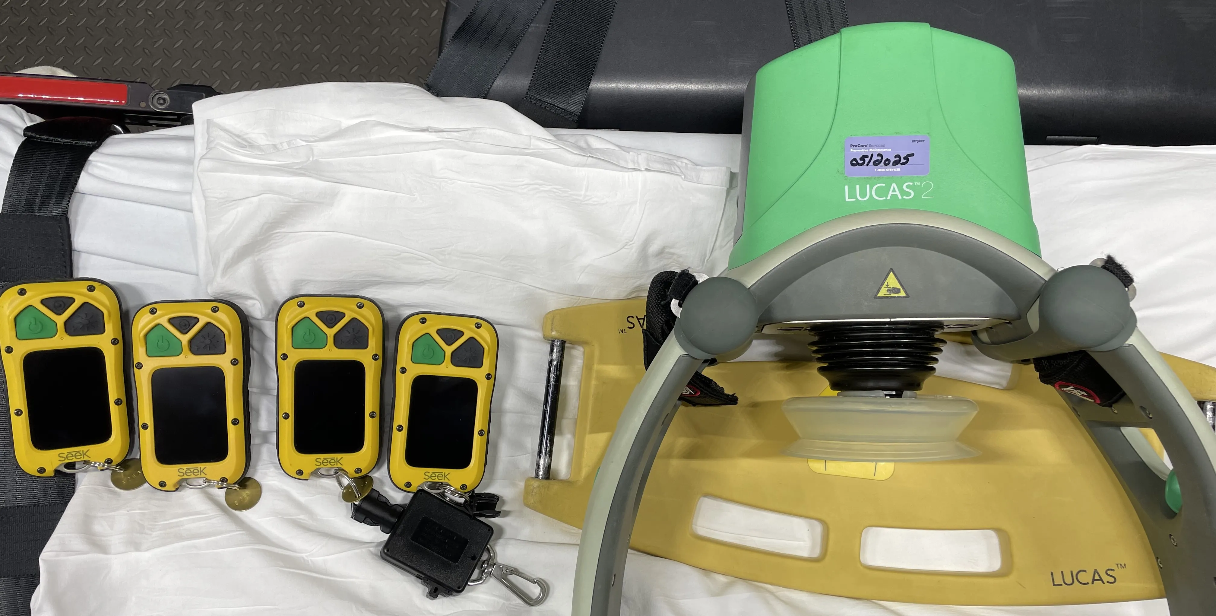 Picture of 4 Seek Thermal Imaging Cameras & One Lucas Mechanical CPR Device